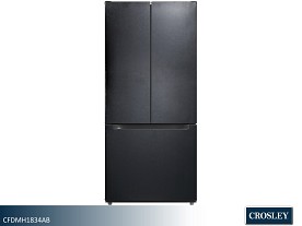 Crosley  French Door Refrigerator - 18.4 Cu Ft (Black)