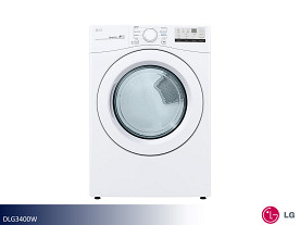 LG  Front Load Gas Dryer - 7.4 Cu Ft (White)