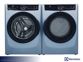 Electrolux 400 Series Front Load Washer & Electric Dryer Set - W: 4.5cf | D: 8.0cf (Glacier Blue)