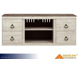 Ashley Willowton Whitewash Entertainment Stand (Large)