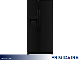 Frigidaire  Side by Side Refrigerator - 25.6 Cu Ft (Black)