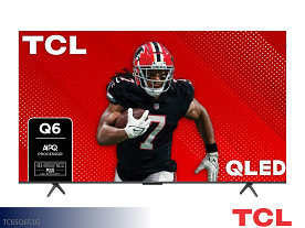 TCL 4K UHD HDR QLED Smart Google Television - 65" Screen (Black)