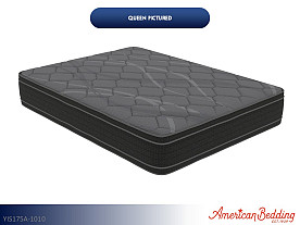 American Bedding Anisha Mattress - Twin (12" Profile | Double Sided Euro Top | 460 Coil [QN] | Plush Foams)